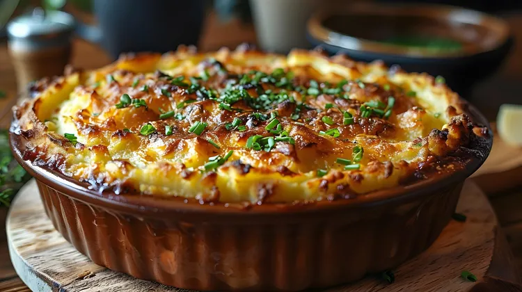 Vegetable & chickpea potato pies