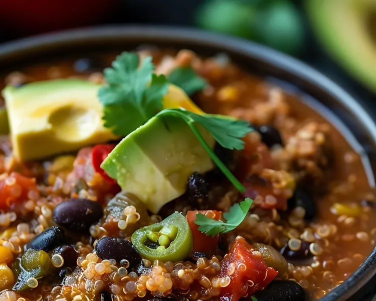 Vegetarian quinoa chili