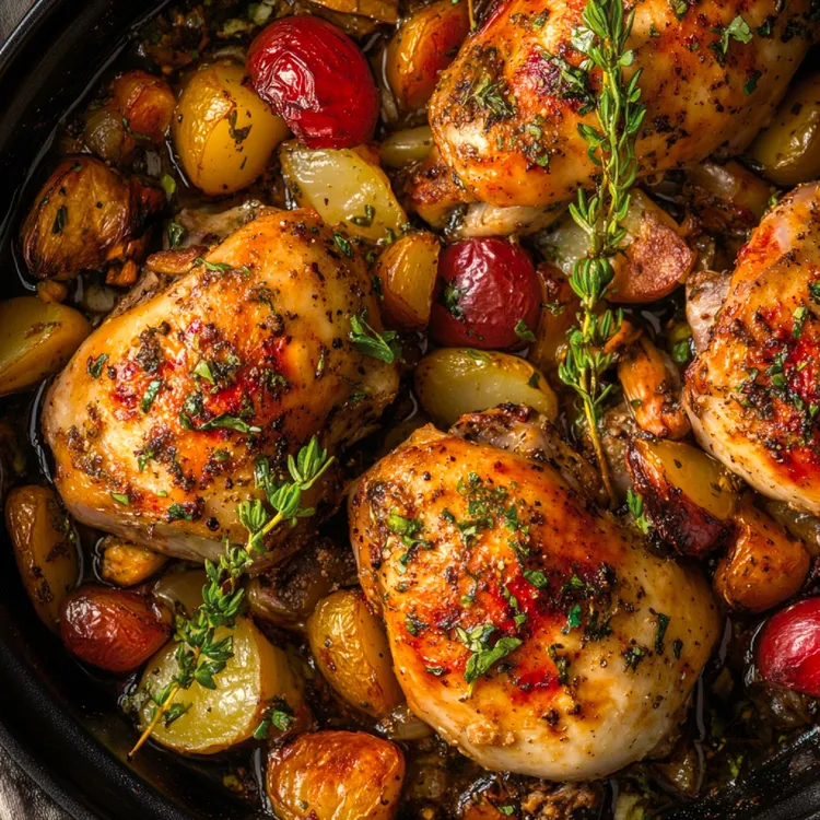 Balsamic chicken bake