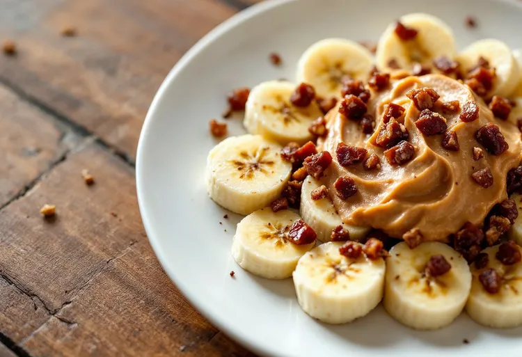 Banana almond butter date delight