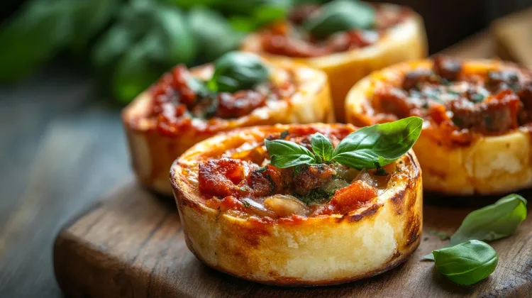 Caponata tartlets