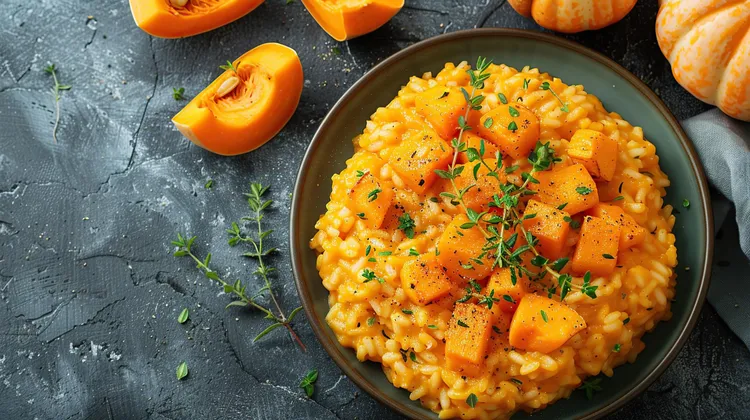 Cheesey pumpkin rice