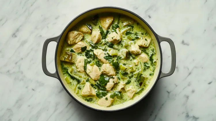 Chicken, cashew and coconut curry