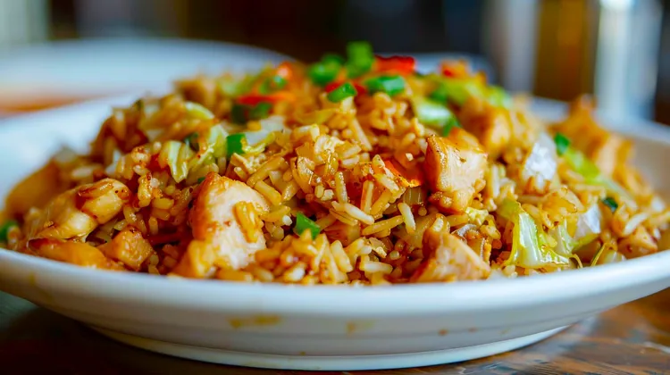 Chicken nasi goreng