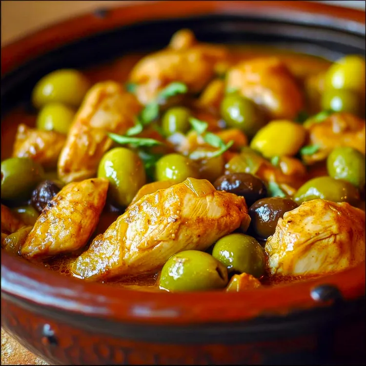 Chicken, olive and rosemary hotpot