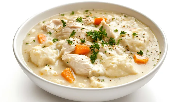 Creamy chicken dumplings