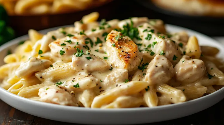 Chicken macaroni with cream cheese