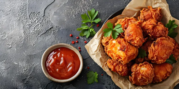 Crispy sweet chilli chicken