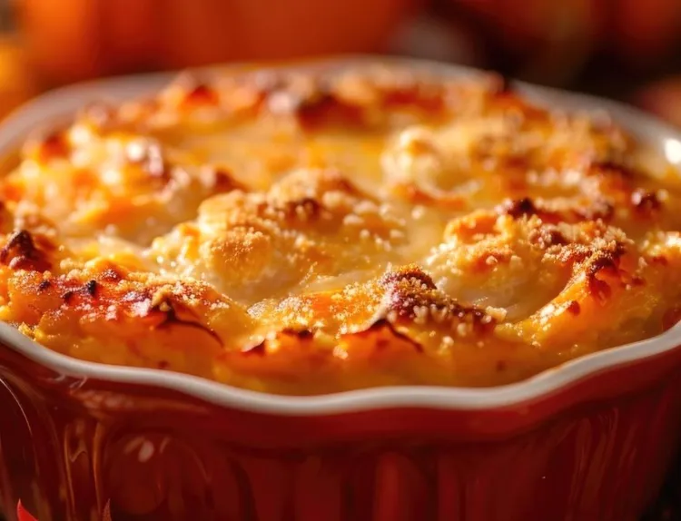 Curried pumpkin gratin