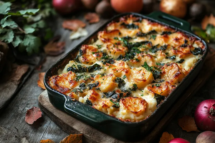 Florentine potato bake