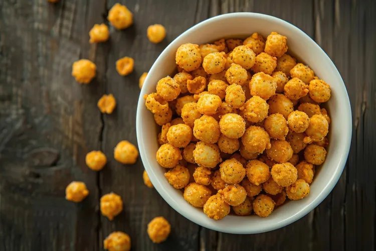 Garlic and herb parmesan roasted chickpeas