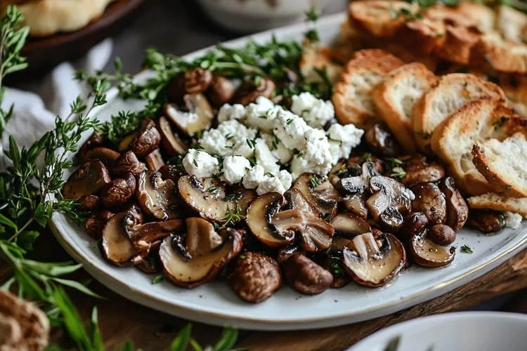 Garlic and thyme mushrooms