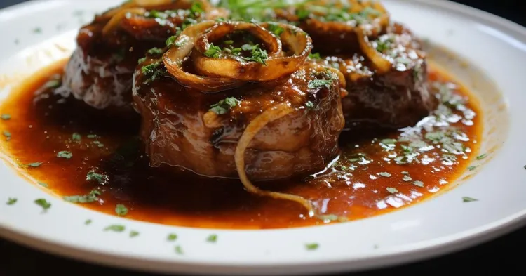 Ginger and caramel pork