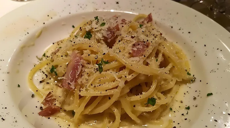 Healthier carbonara