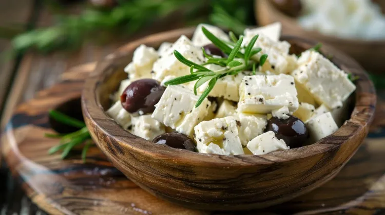 Herb marinated fetta