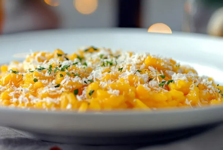 Honey-baked pumpkin risotto
