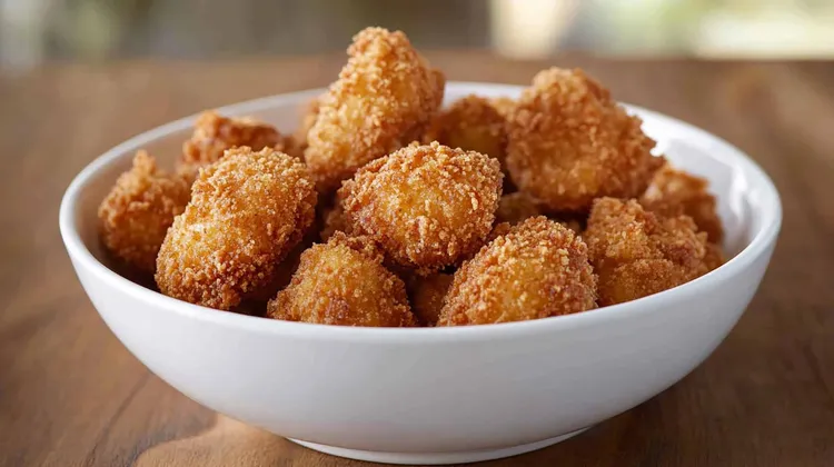 High-protein popcorn chicken