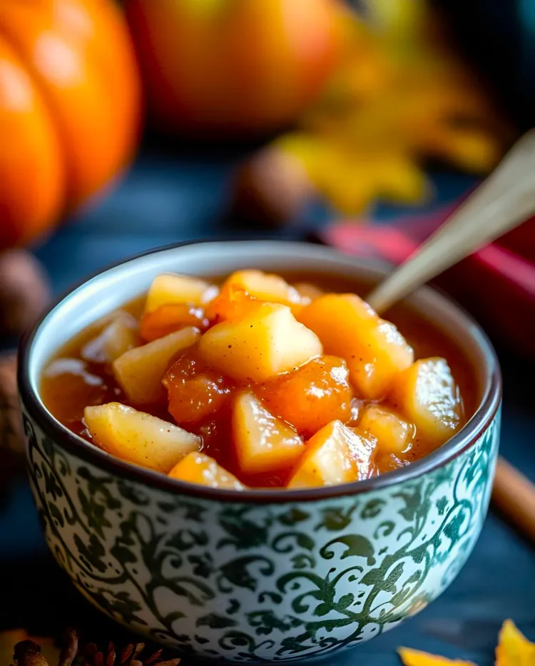 Maple syrup roasted pumpkin & apples