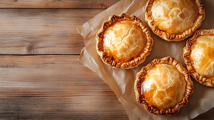 Mini mushroom hand pies