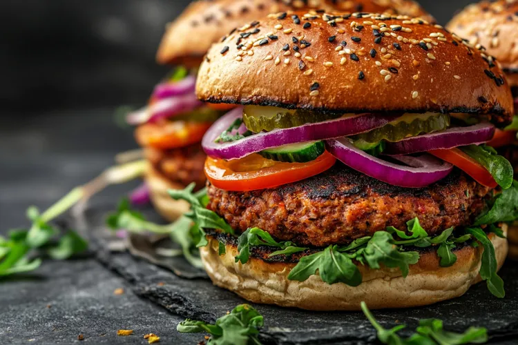 Mushroom burgers