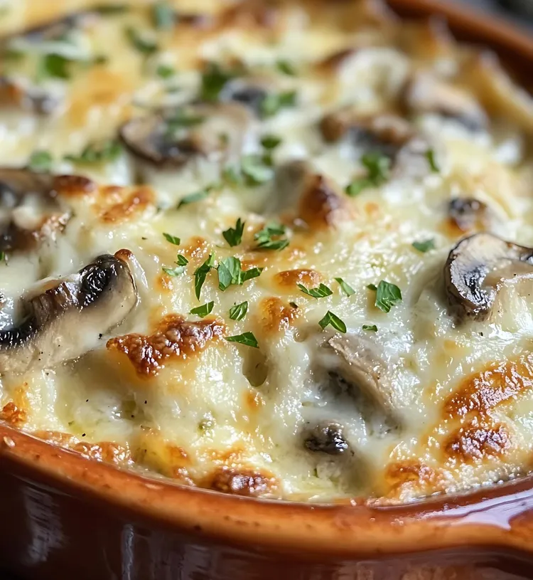 Mushroom & egg bakes