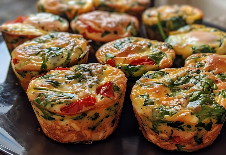 Paleo veggie egg muffins