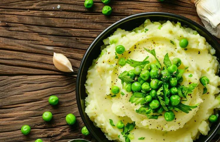 Pea potato mash
