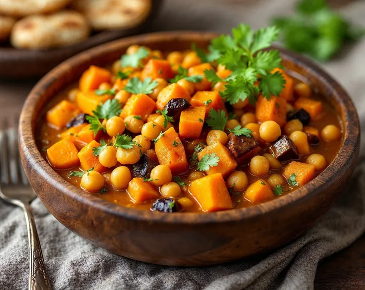Pumpkin and eggplant rogan josh