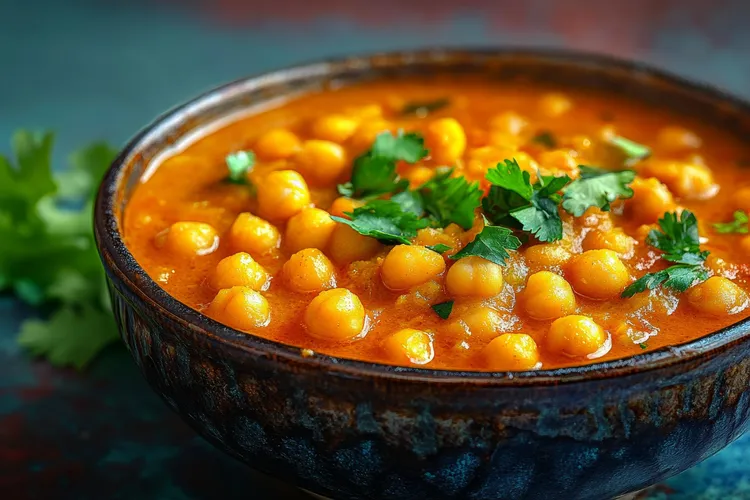 Pumpkin & chickpea curry
