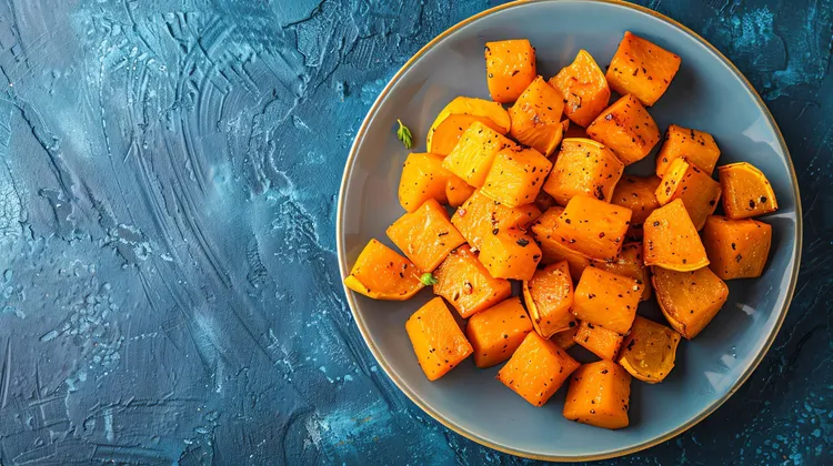 Roast honey and cumin pumpkin
