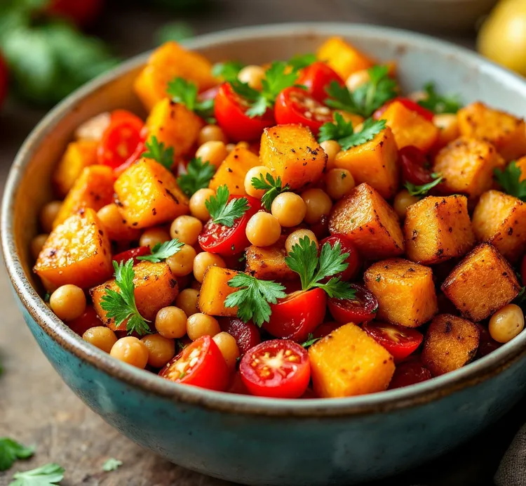 Roast vegetable salad