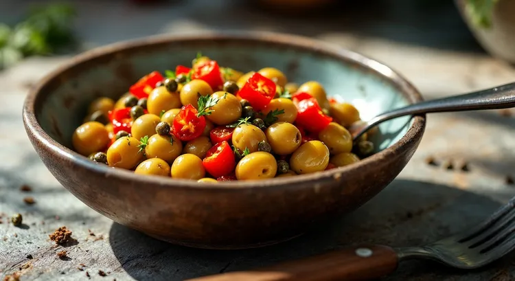 Roasted olives