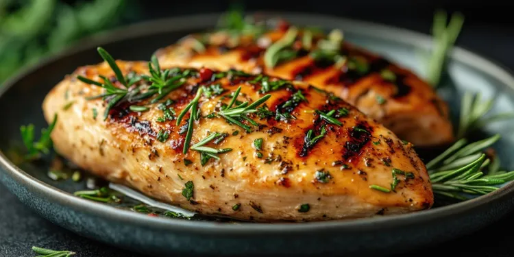 Roasted rosemary chicken breasts