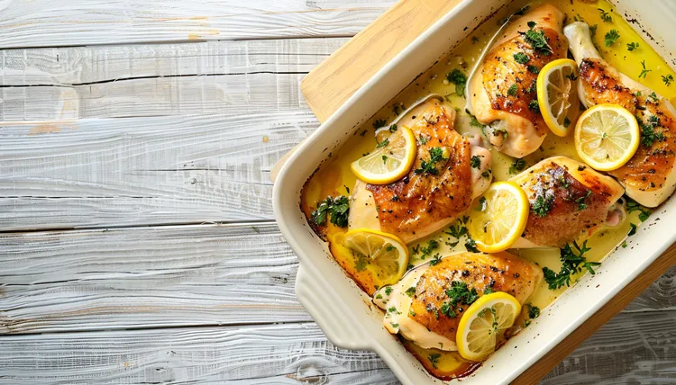 Smokey chicken with oregano