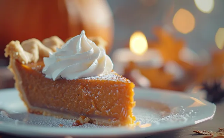 Spiced carrot and pumpkin tart