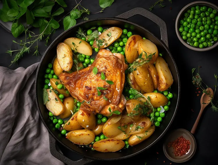 Spiced roast chicken