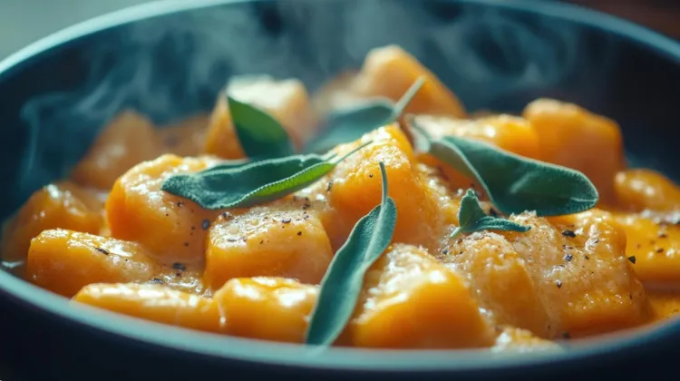Sweet potato & sage gnocchi