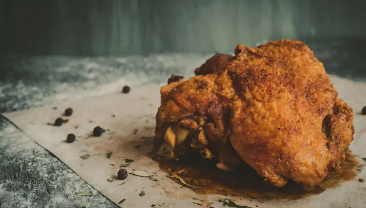 Teriyaki crumbed chicken
