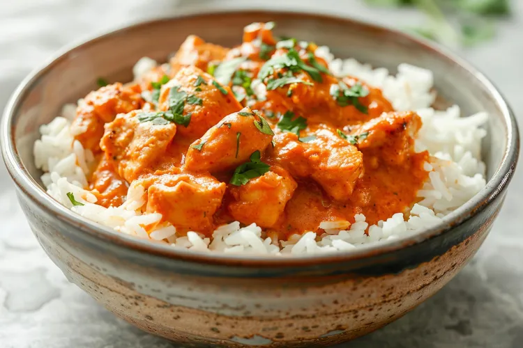 Thai coconut curry braised chicken thighs