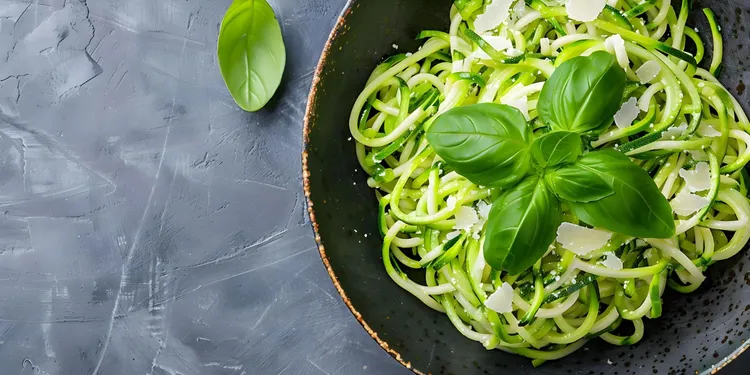 Garlic parmesan zucchetti