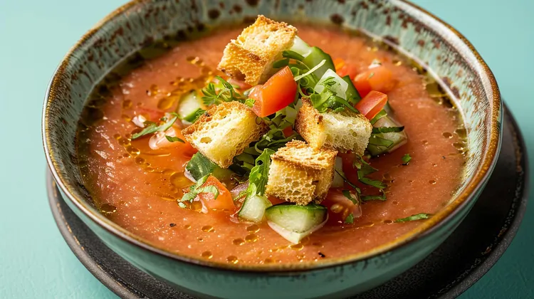 Basic tomato gazpacho