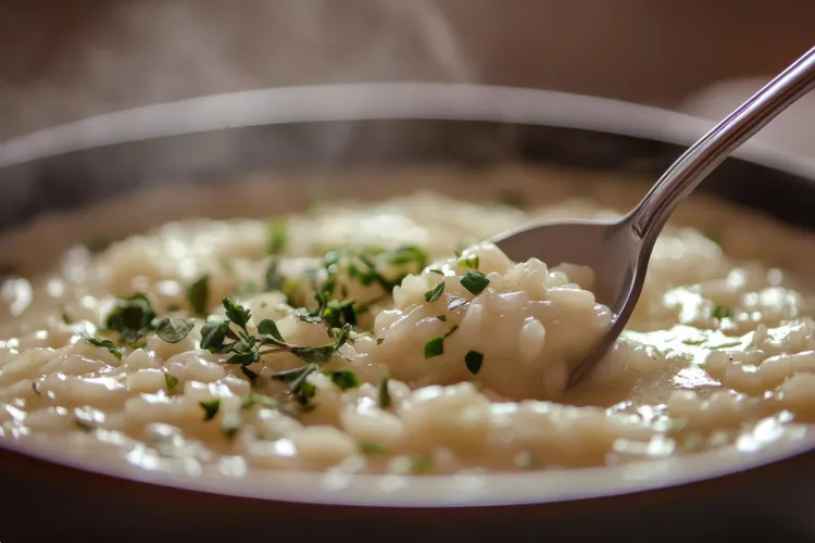 Cauliflower rice with mozzarella cheese