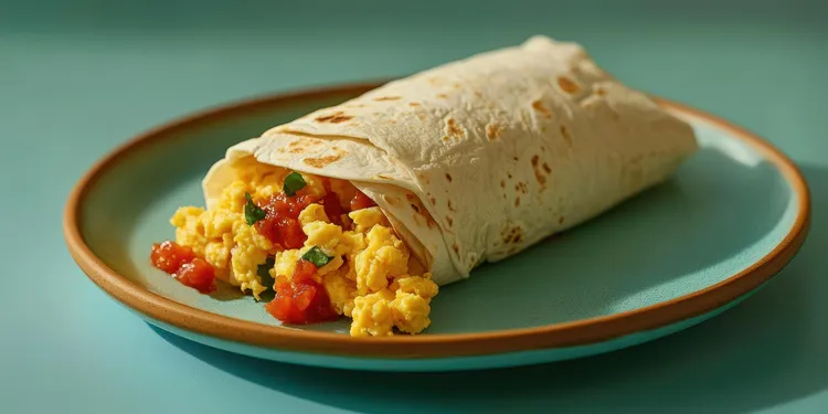 Salsa breakfast burritos