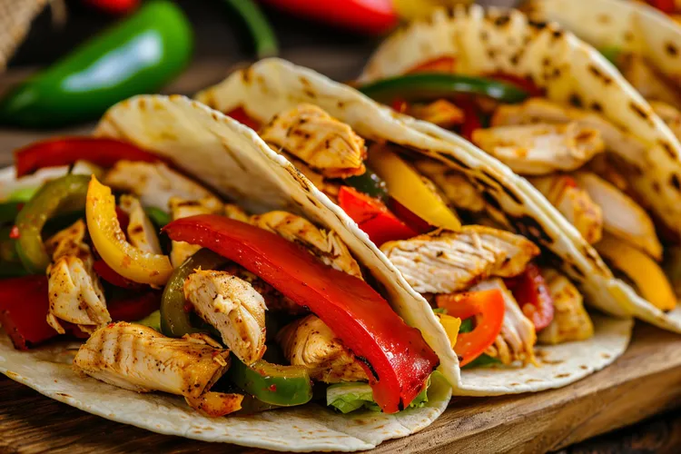 Chicken fajitas