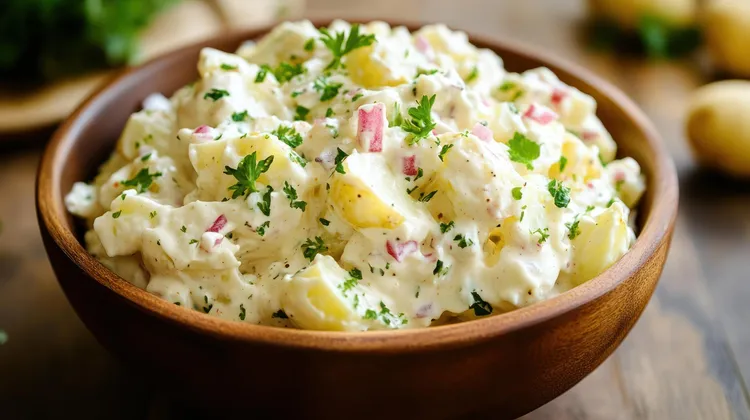 Classic creamy potato salad