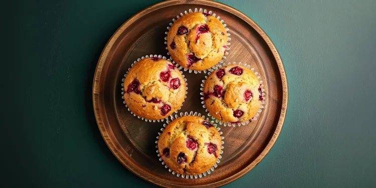 Cranberry and pecan friands