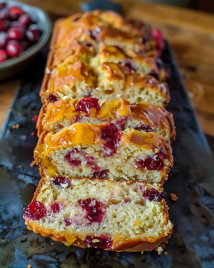 Cranberry pecan loaves