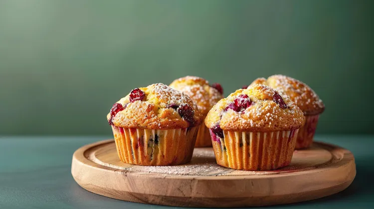 Cranberry muffins