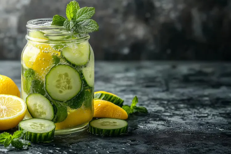 Cucumber detox drink