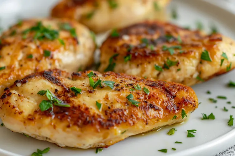 Garlic chicken breasts